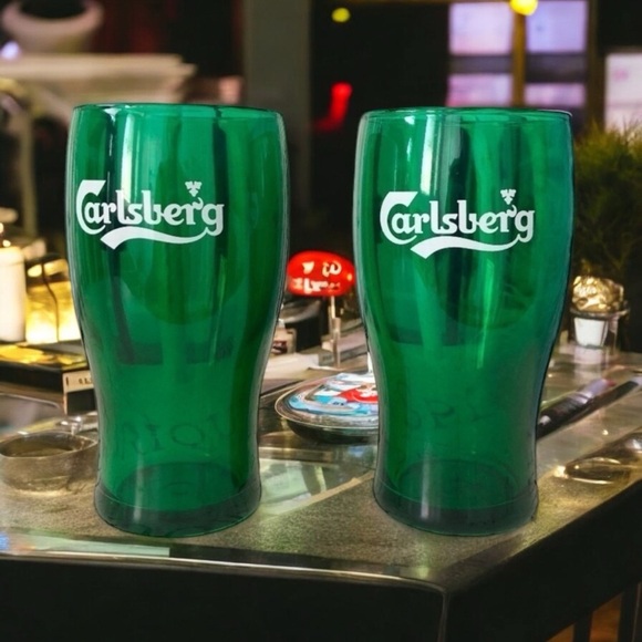 48 Carlsberg Green 16oz Beer Glasses. St. Patrick’s Day Themed Steins. - Picture 6 of 9